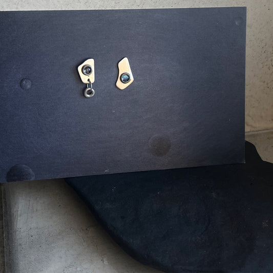 moonstone droplet earrings
